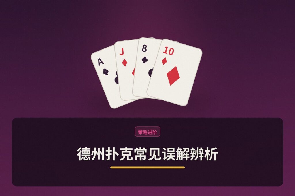 德州扑克常见误解辨析 - 德州扑克常见误解辨析：翻前范围、底池赔率与位置误区全解析