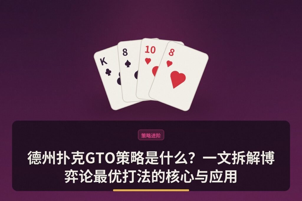 德州扑克GTO策略是什么 - 德州扑克GTO策略是什么？一文拆解博弈论最优打法的核心与应用